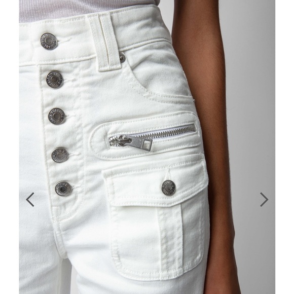 Zadig & Voltaire Denim - Zadig & Voltaire women's Eyes Eco white jeans size 29